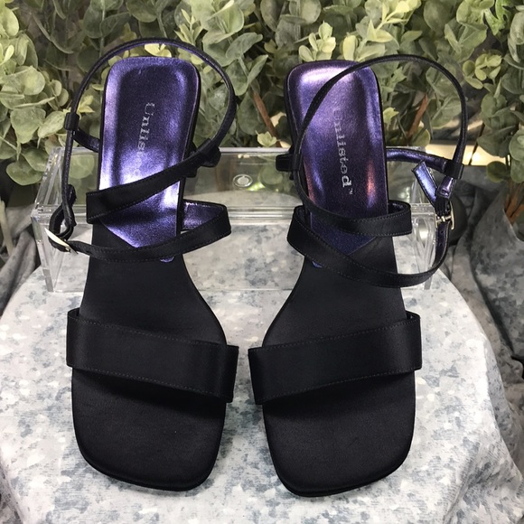 Unlisted DkNavy Blue 2” Satin Fabric Heels Women’s 8M✨Classy & Clean Condition✨ - Picture 2 of 9